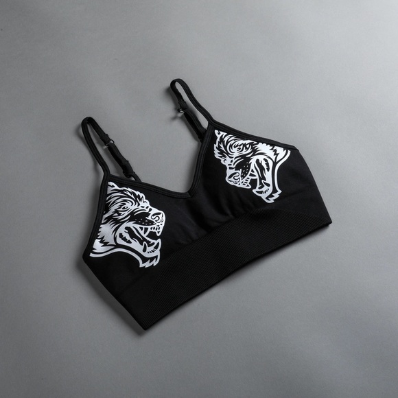 Darc Sport SHE DUAL SEAMLESS EVERSON SPORTS BRA IN BLACK S - Picture 1 of 2